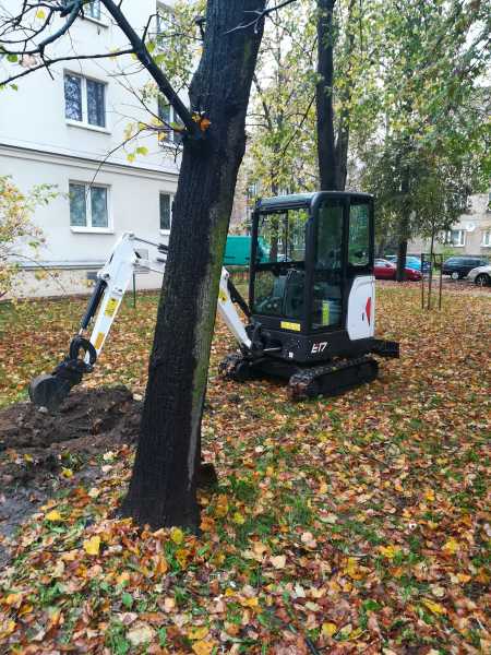 IMG 20171023 110632 450x600 - Modernizacja oświetlenia na terenie Miasta Krakowa. - koparka kraków